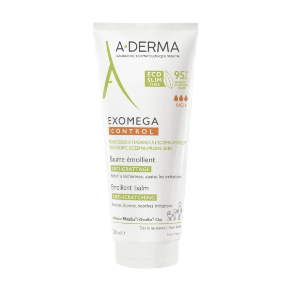 A-Derma  Exomega Control Bálsamo Emoliente Antiprurido 200ml